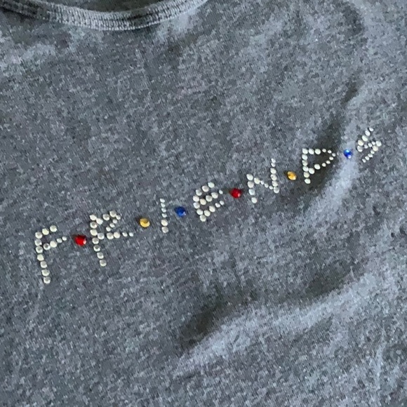 NBC Store FRIENDS T-Shirt Rhinestones Women’s S - Picture 3 of 11